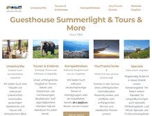 Tablet Screenshot of guesthouse-summerlight.de